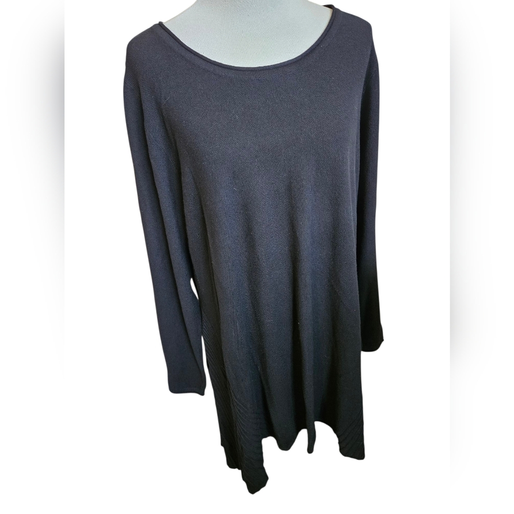 Style & Co Elegant Black Women's  Plus Size Top Size 3X